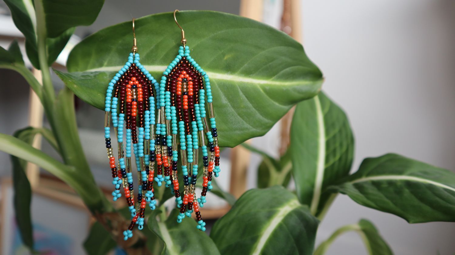 Boucles d'oreille pluie