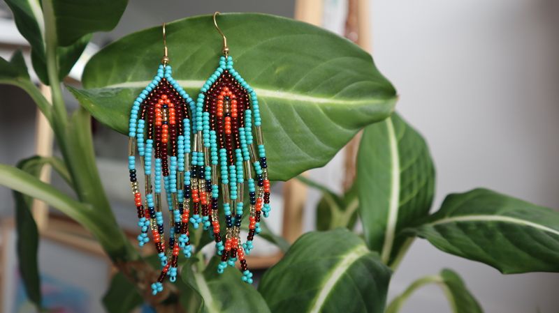 Boucles d'oreille pluie