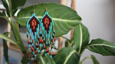 Boucles d'oreille pluie