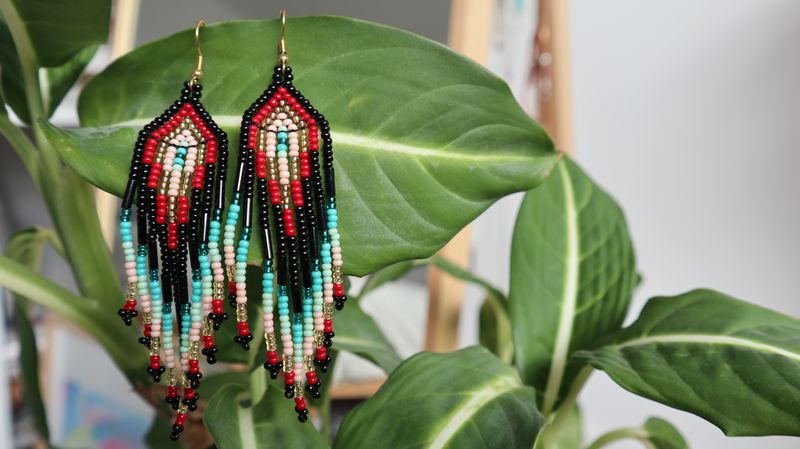 Boucles d'oreille pluie