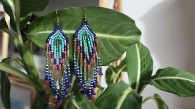 Boucles d'oreille pluie