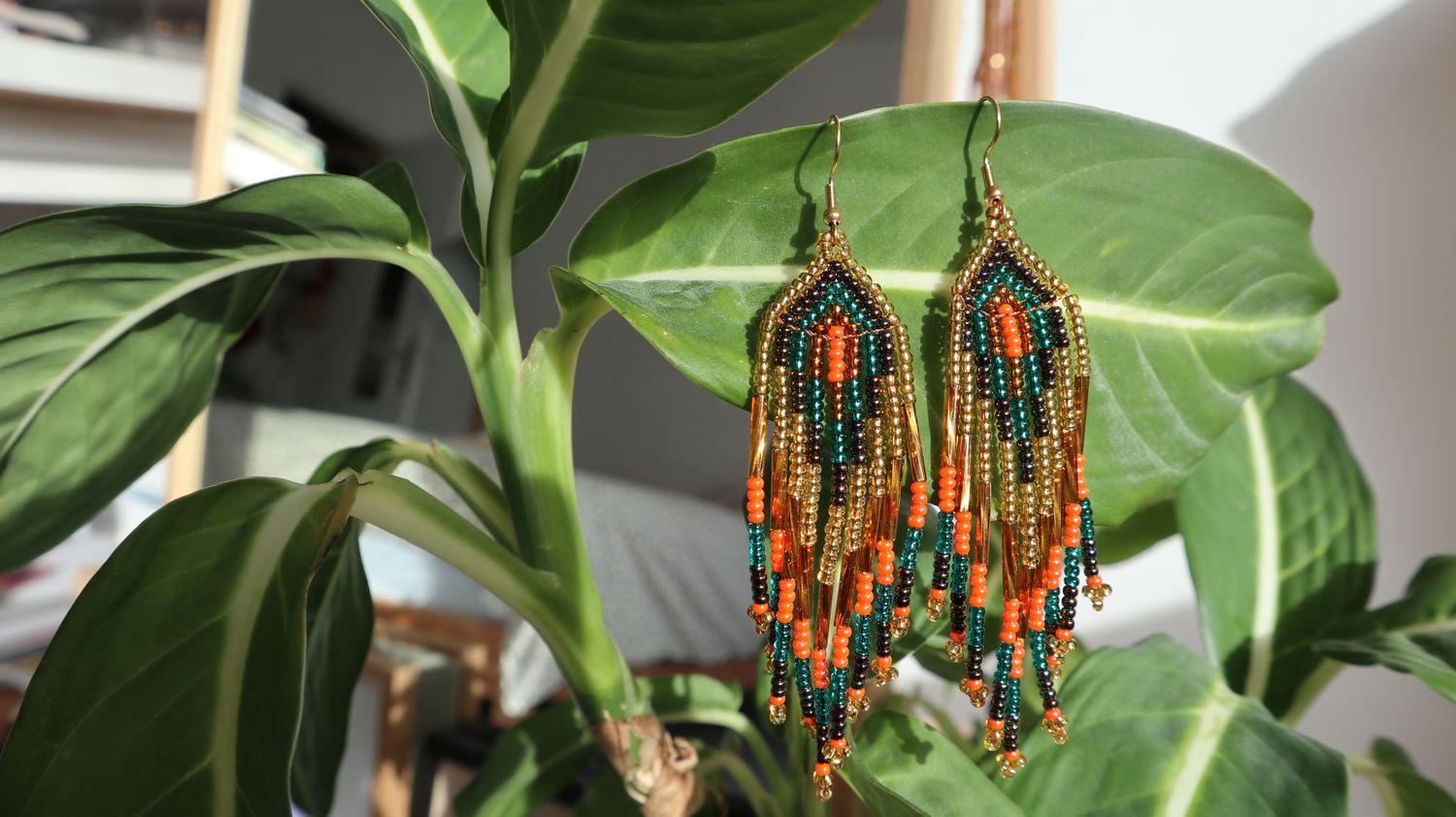 Boucles d'oreille pluie