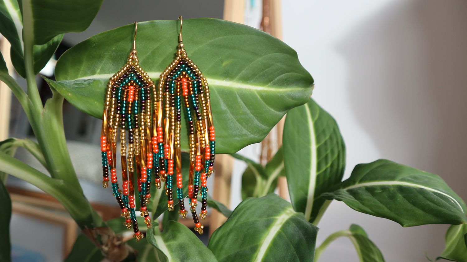 Boucles d'oreille pluie