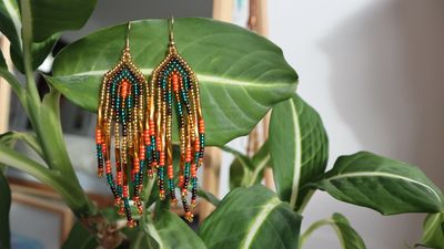 Boucles d'oreille pluie