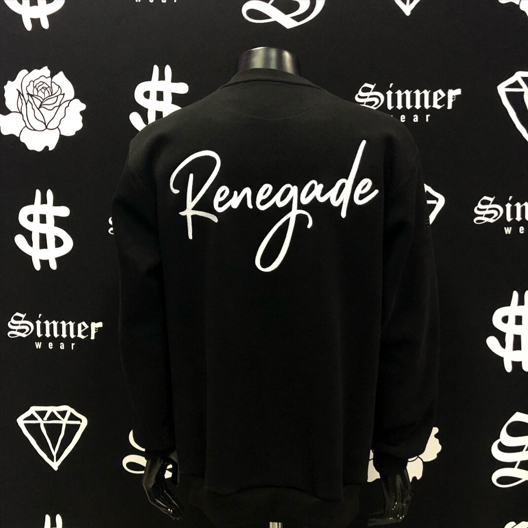 ORGANIC SWEATSHIRT Sinner- Black