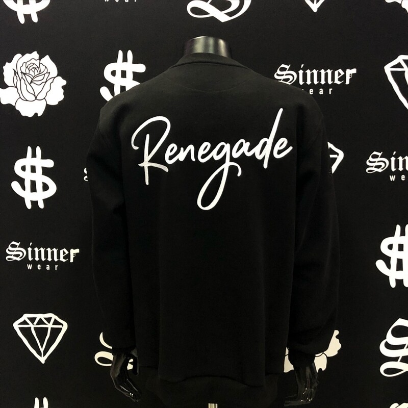 ORGANIC SWEATSHIRT Sinner- Black