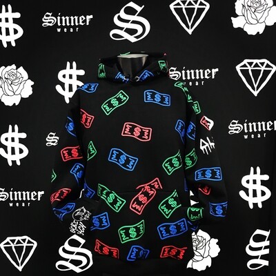 ORGANIC HOODIE Sinner- Colorful