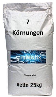 1 - 25kg Glasgranulate Strahlglasgranulat (gebrochen)