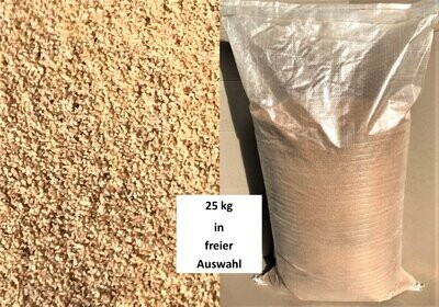 1 - 25kg Nussschalengranulat Naturalblast