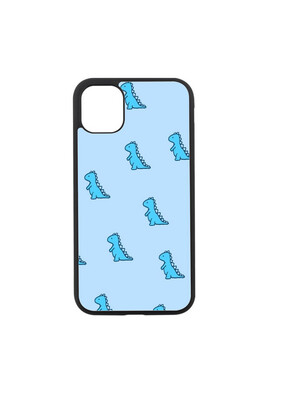 blue dino phone case