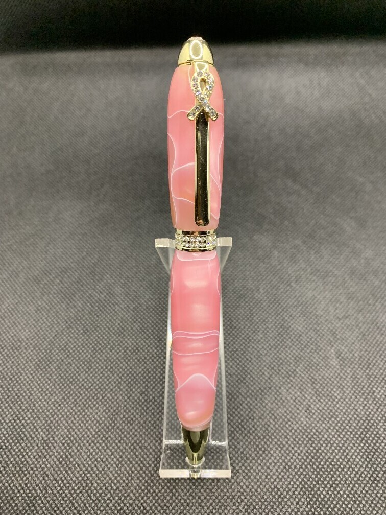 Breast Cancer Awareness Pen - 24K Gold