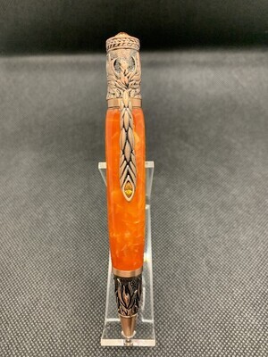Phoenix Rising Pen in Antique Copper and Orange Crush
