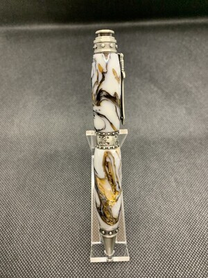Pirate Twist Pen - Antique Pewter and Vivid Renaissance