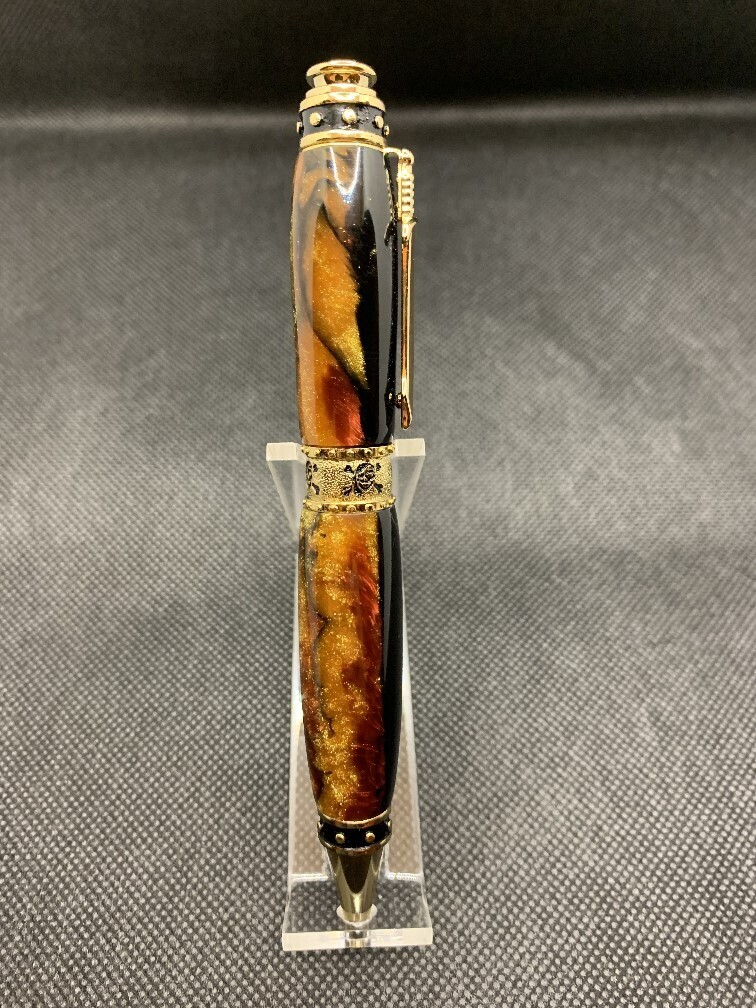 Pirate Twist Pen - 24k Gold and Golden Glimmer Midnight Glow