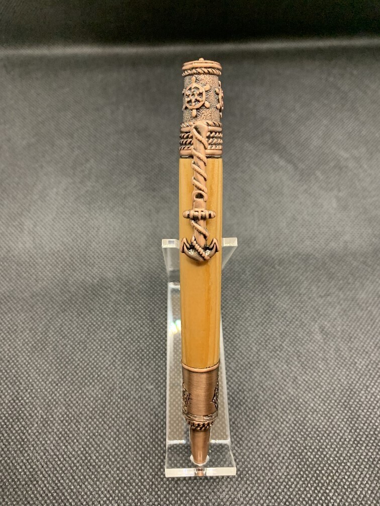 Nautical Pen - Antique Brass - Douglas Fir