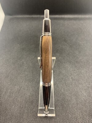 Wall Street II Click Ballpoint Pen - Black Titanium &amp; Platinum