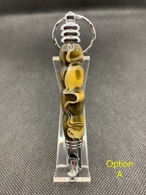 Emergency Whistle Key Ring in Chrome
