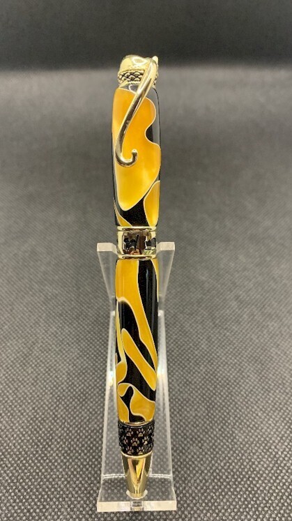 Cat Twist Pen - 24K Gold