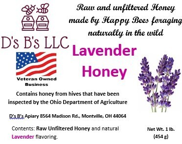 Honey - Lavender 1 lb/454 g