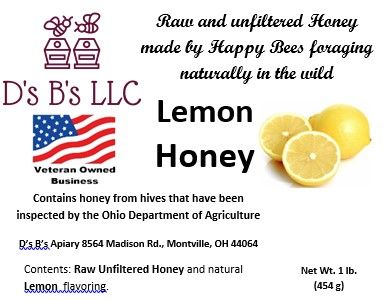 Honey - Lemon  1 lb/454 g
