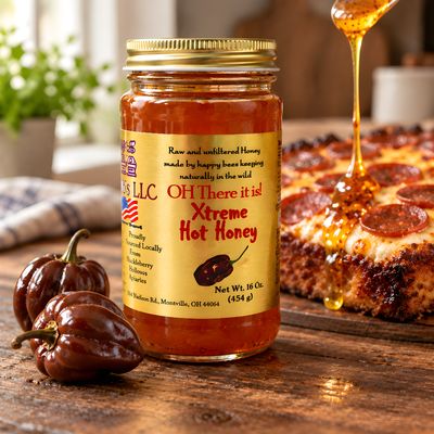 Honey - "OH There it is!" XTREME HOT HONEY 1 lb/454 g