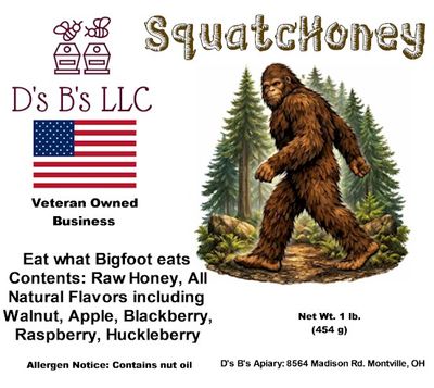Honey - SquatcHoney 1 lb/454 g