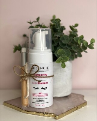 Micensil Foaming Lash Shampoo + free cleanser brush