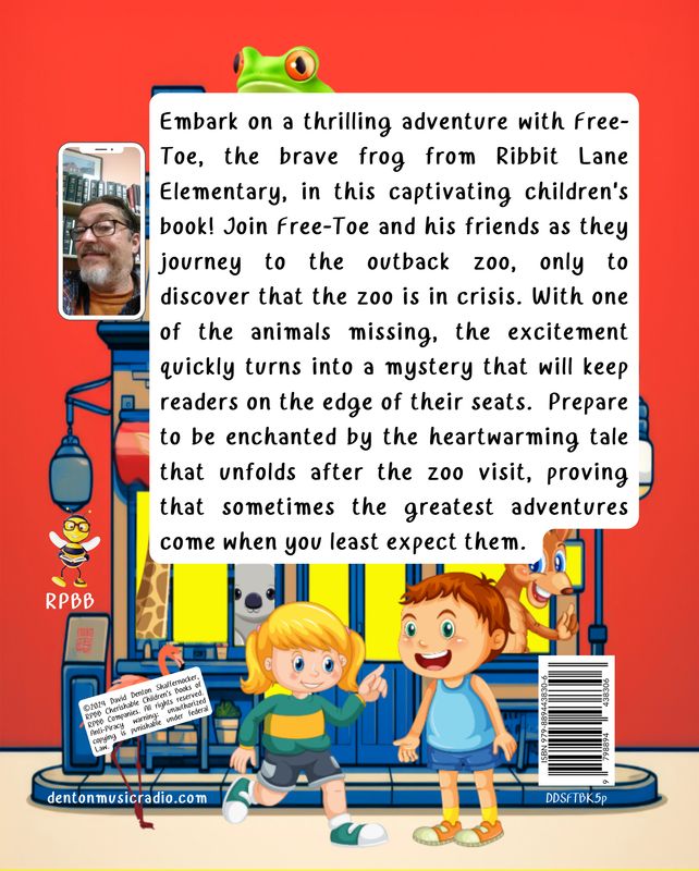 Author Denton Shaffernocker's Book #5_Free-Toe And The Zoo In Kentucky_Paperback Book