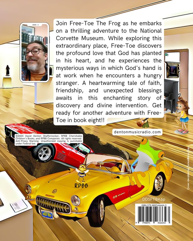 Author Denton Shaffernocker's Book #6_Free-Toe and the Sinkhole that Swallowed a Museum_Paperback Book