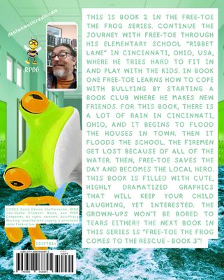 Author Denton Shaffernocker's Book #2_Free-Toe the Frog Saves the Day_eBook