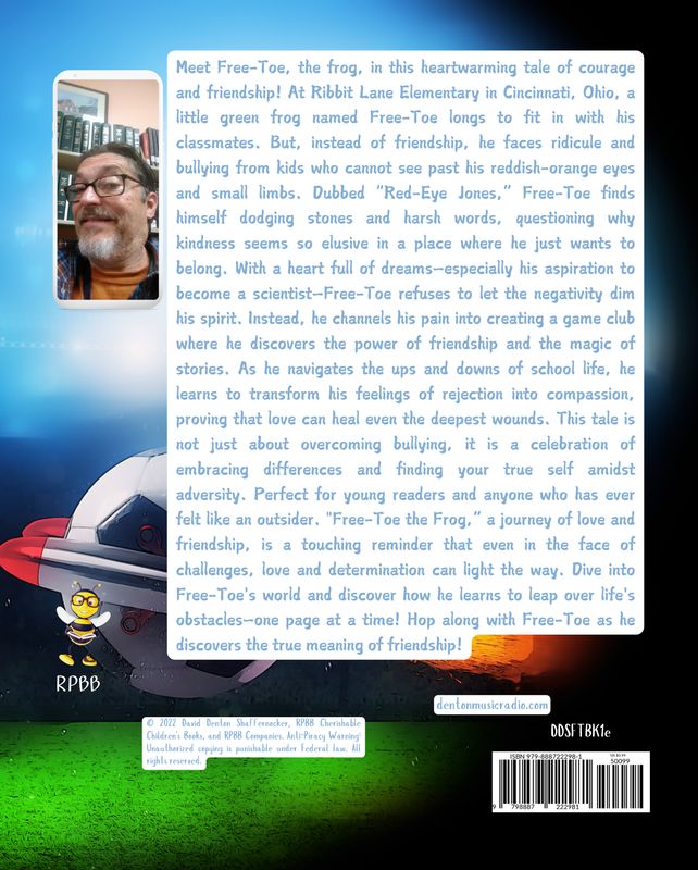 Author Denton Shaffernocker's Book #1_Free-Toe the Frog_eBook