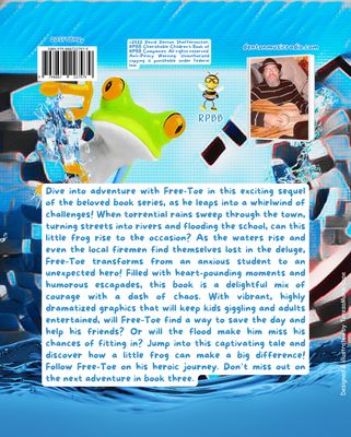 Author Denton Shaffernocker's Book #2 - Free-Toe The Frog Saves The Day_Paperback Book