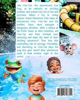 Author Denton Shaffernocker's Book #7 - Free-Toe  and Stranger Danger at the Amusement Park_Paperback Book