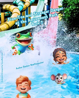 Author Denton Shaffernocker's Book #7 - Free-Toe  and Stranger Danger at the Amusement Park_Paperback Book