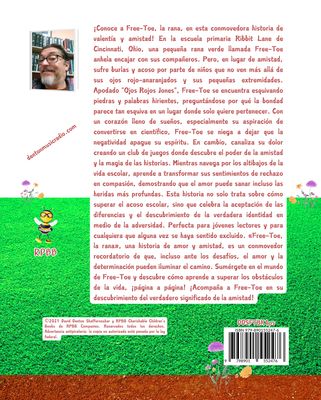 Author Denton Shaffernocker's Book #1 - Free-Toe The Frog_Paperback Book_Spanish Version