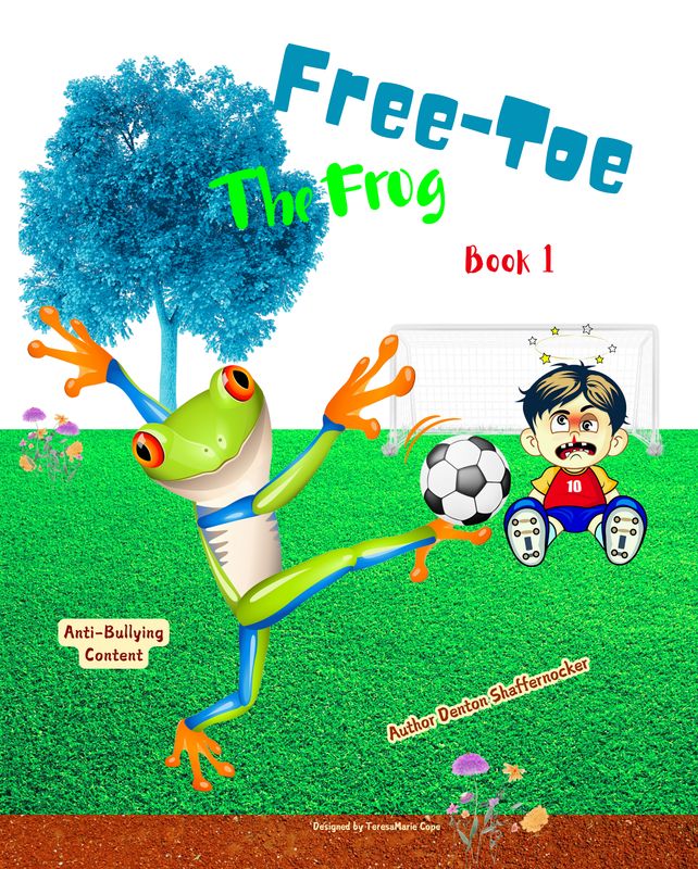 Author Denton Shaffernocker's Book #1 - Free-Toe The Frog_Paperback Book