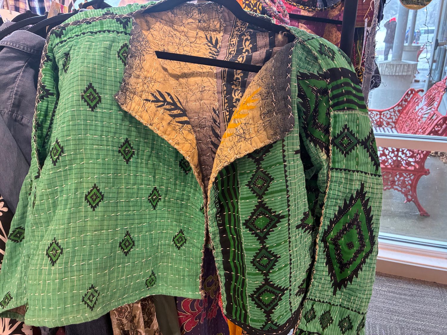 Short Upcycled Kantha Jackets