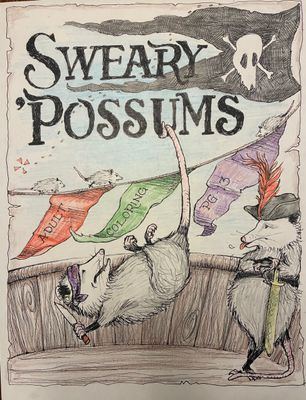 Sweary ‘Possums coloring book