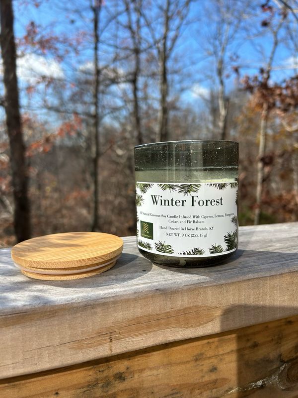 Winter Forest Candle