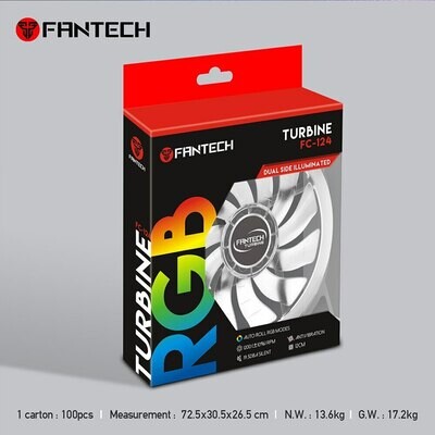 RGB Fan Fantech FC124 Turbine Gaming PC FAN