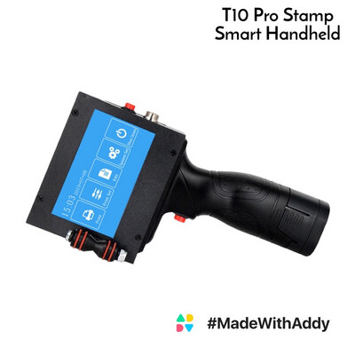 Printer Hand Held Stamp Machine T10 Pro Time Date Barcode Logo Permeant Printer