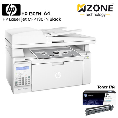 HP Printer M130FN Laser Jet Pro MFP Black