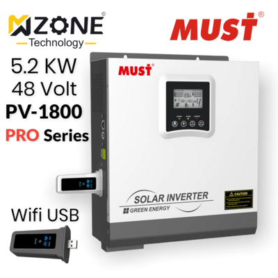 PH1800 Pro Series Pure Sine wave High Frequency solar Inverter PV:450V 5.2 KW