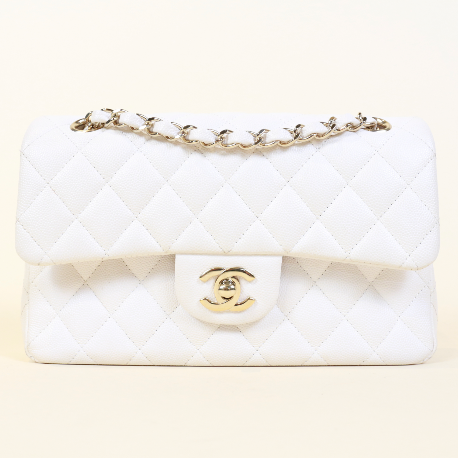 ​Chanel Classic Small White