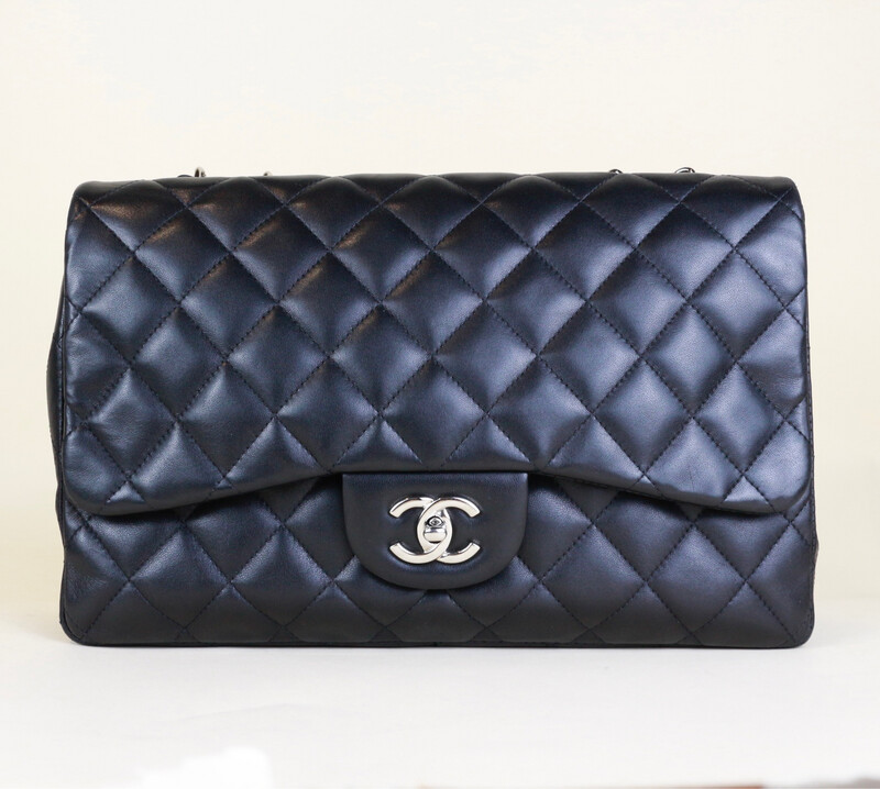 Chanel Jumbo Single Flap Silver Hardware