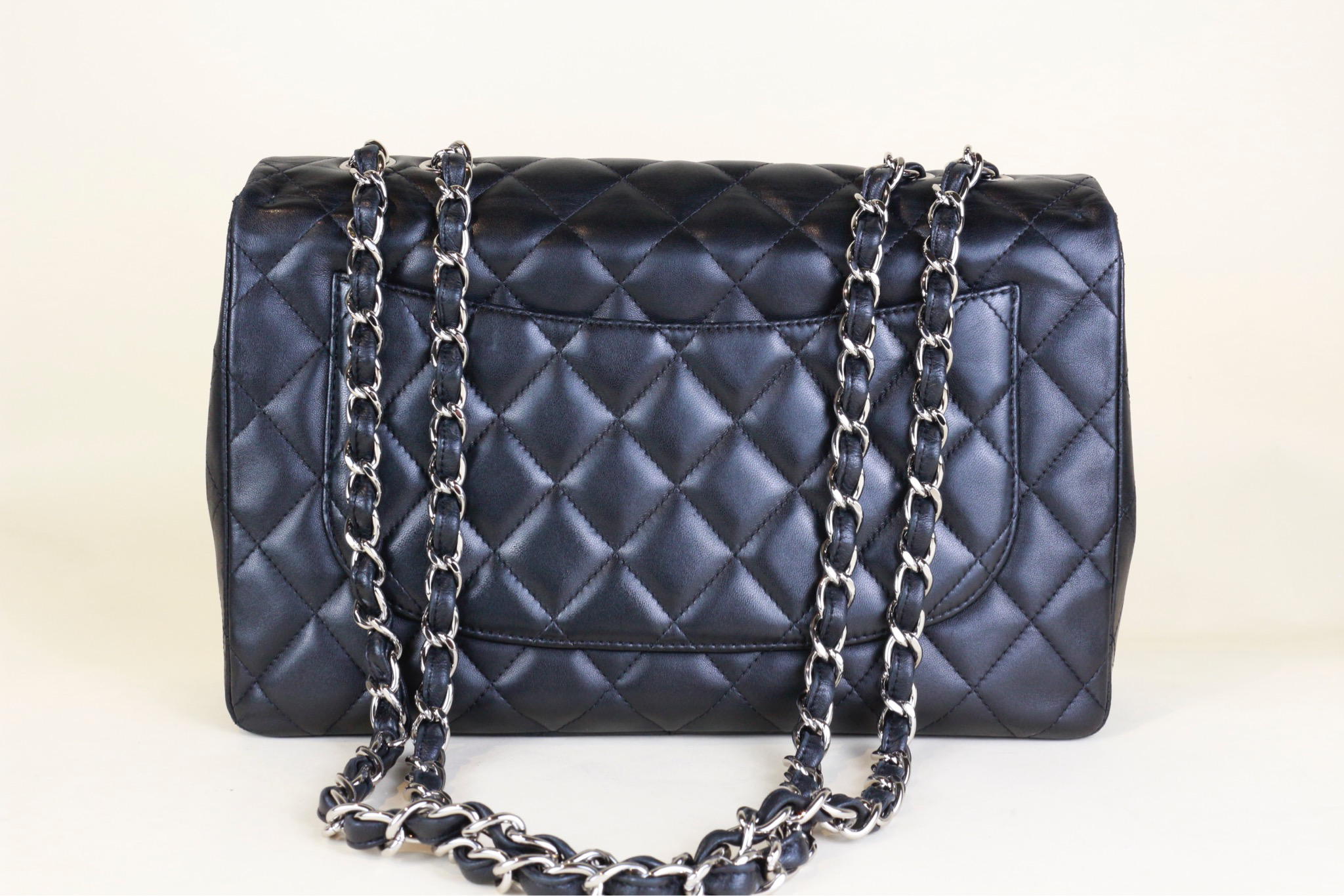 Chanel Jumbo Single Flap Silver Hardware