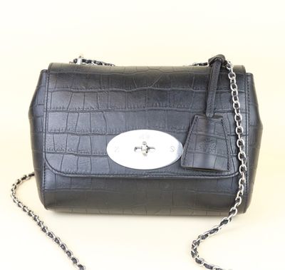 Mulberry Embossed Croco Lily
