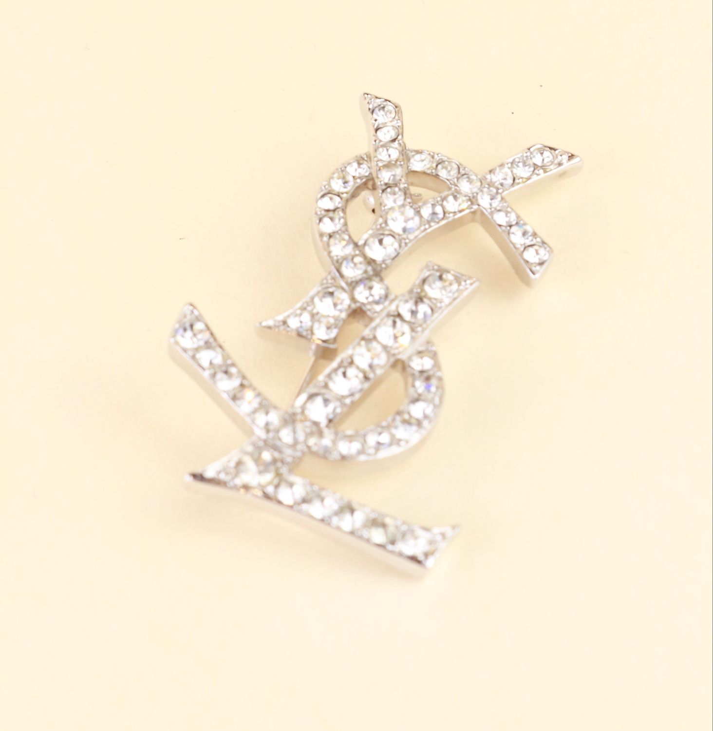 ​YSL Vintage Brooch Silver