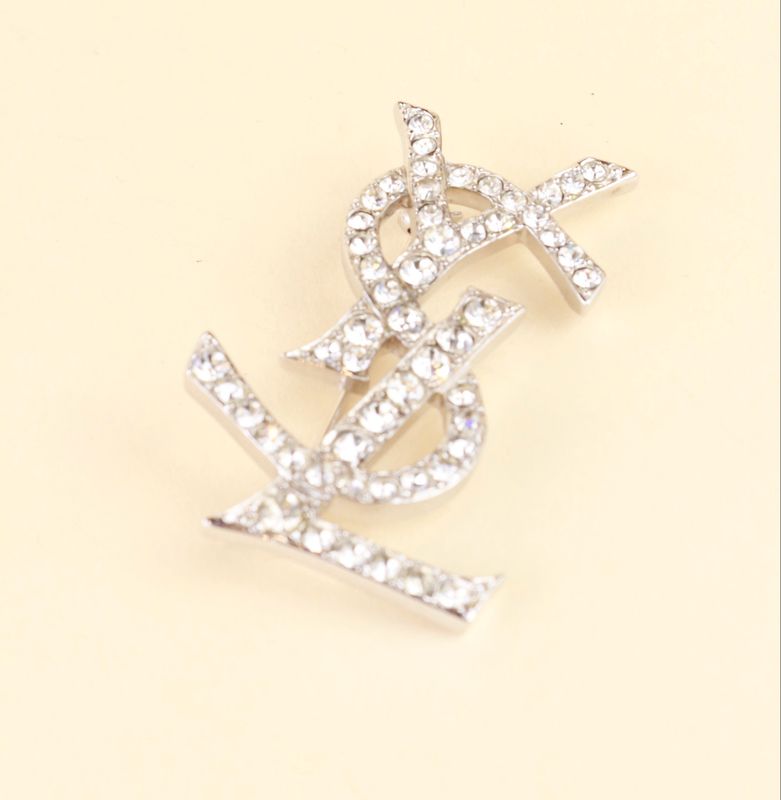 ​YSL Vintage Brooch Silver