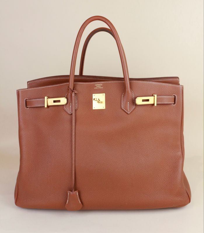 Hermès Birkin 40 Gold Togo Leather